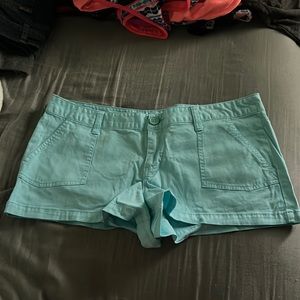 Mossimo Supply Co. Blue Shorts, 98% Cotton 2% Spandex. NWOT